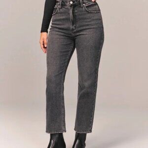 Abercrombie & Fitch Ankle Straight Ultra High Rise Jeans Size 30/10 Regular